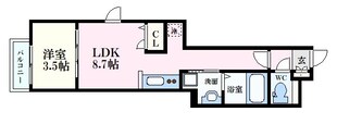 月光江波東四番館の物件間取画像